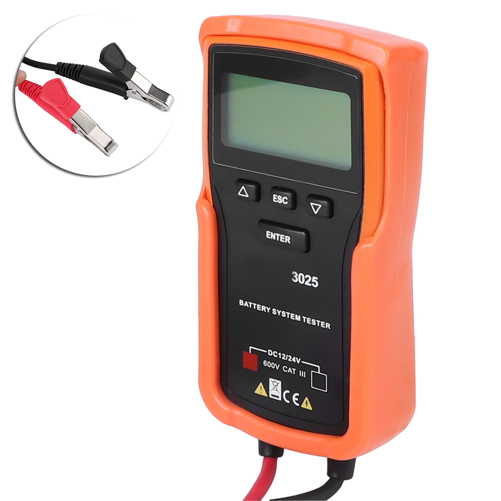 Autobatterietester, Ladesystemanalysator, Stromkreistester, 100–1700 Cca, 12 V, 24 V