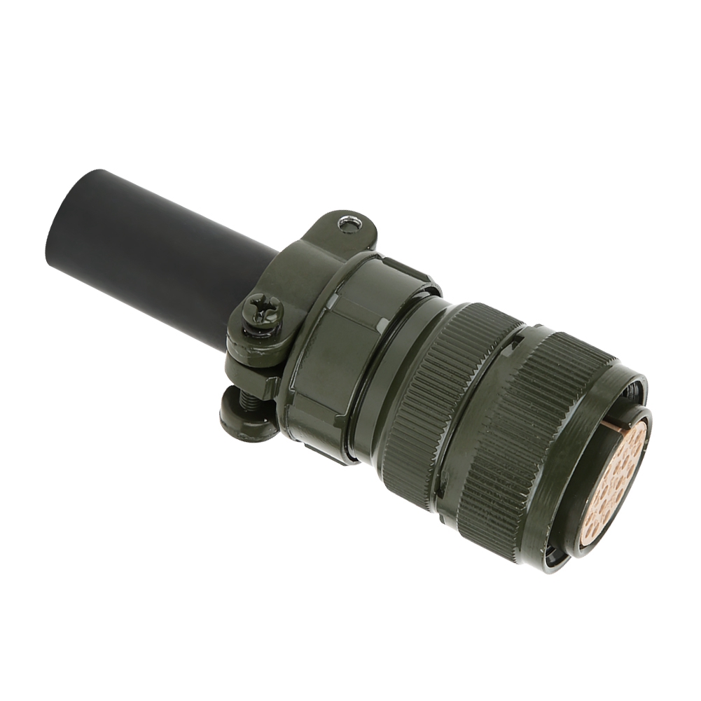 Industrieller Luftfahrtstecker, Legierungsbeschichtung, 17-polig, Wasserdicht Ip67, Gebogen/gerade, 17-polig, Gerade