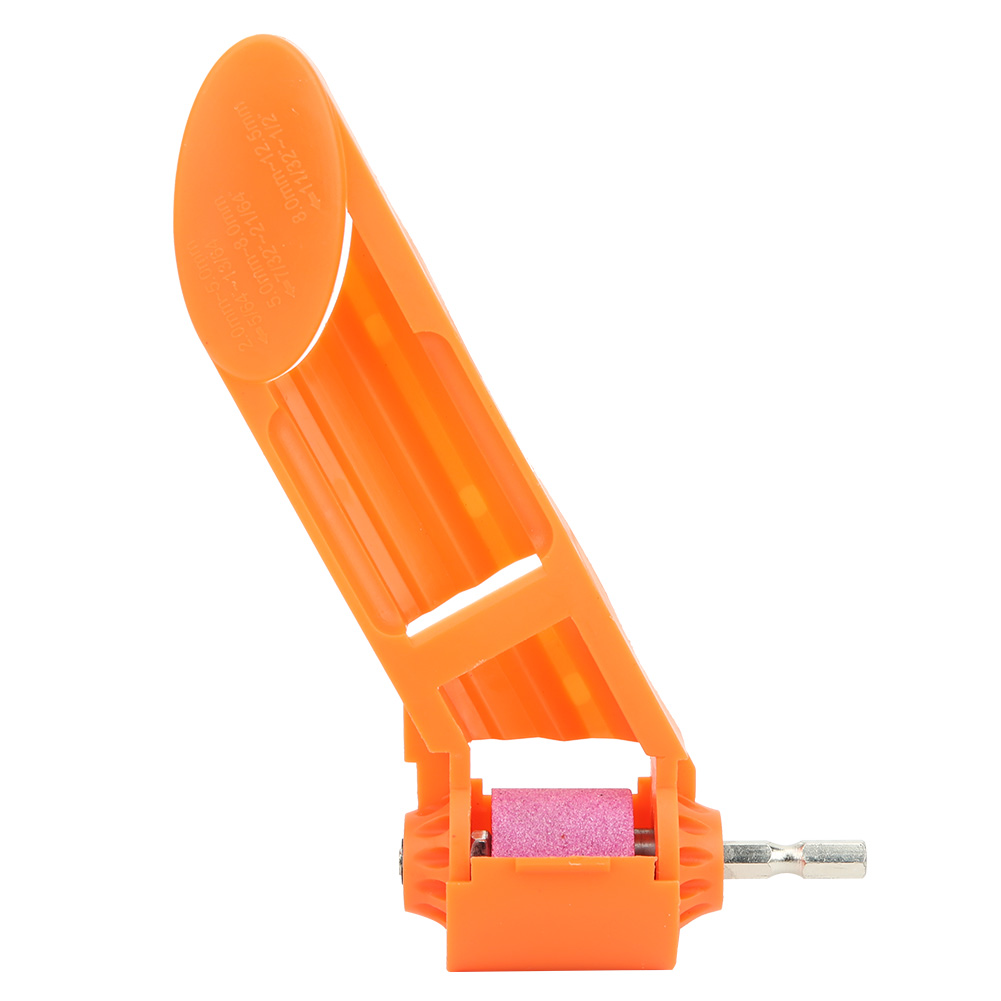 Tragbarer Schärfer Für Gerade Und Spiralförmige Bohrer, Elektrischer Schleifer, Schärfwerkzeug, Orange