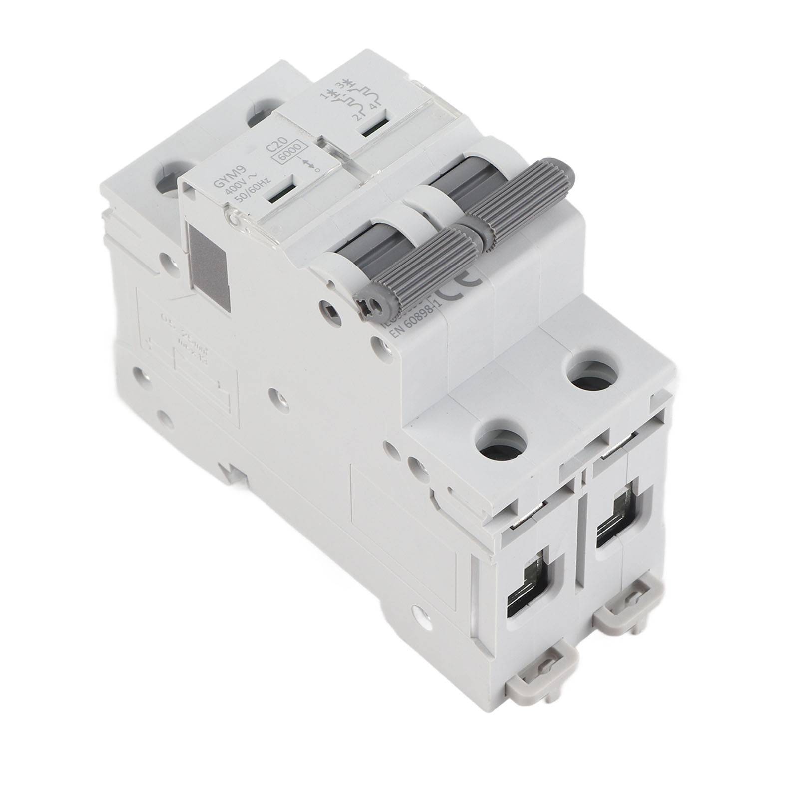 Hochwertiger 2-poliger Leitungsschutzschalter Für Elektrische Geräte, 400 V Ac, Gym9-c6520a
