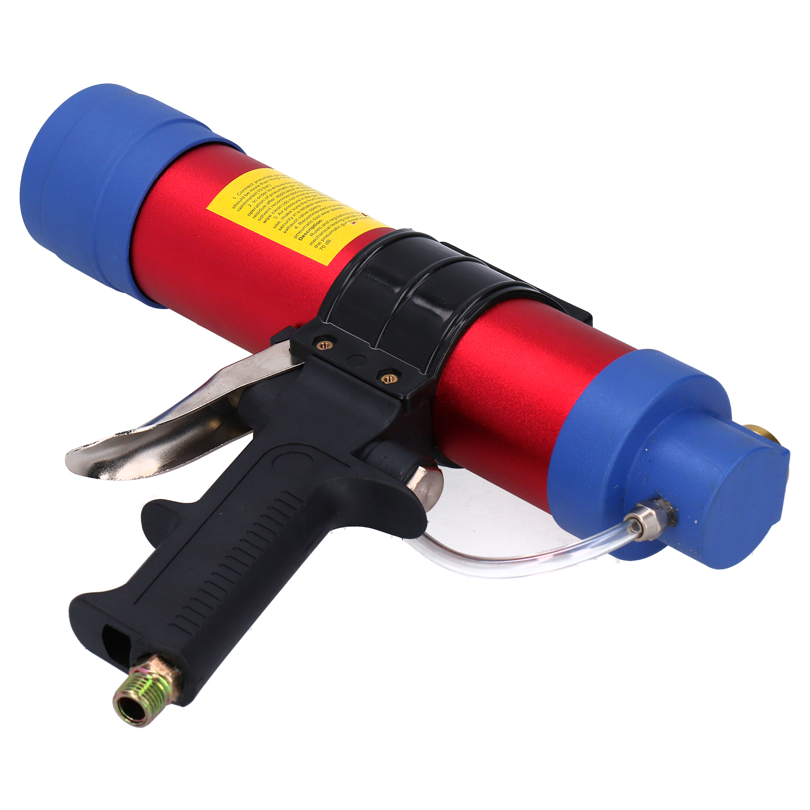 Pneumatische Glasklebepistole, Pneumatisches Dichtmittel, Gerade, Verstellbar, Aluminium, Elektrowerkzeuge Q3-310ml