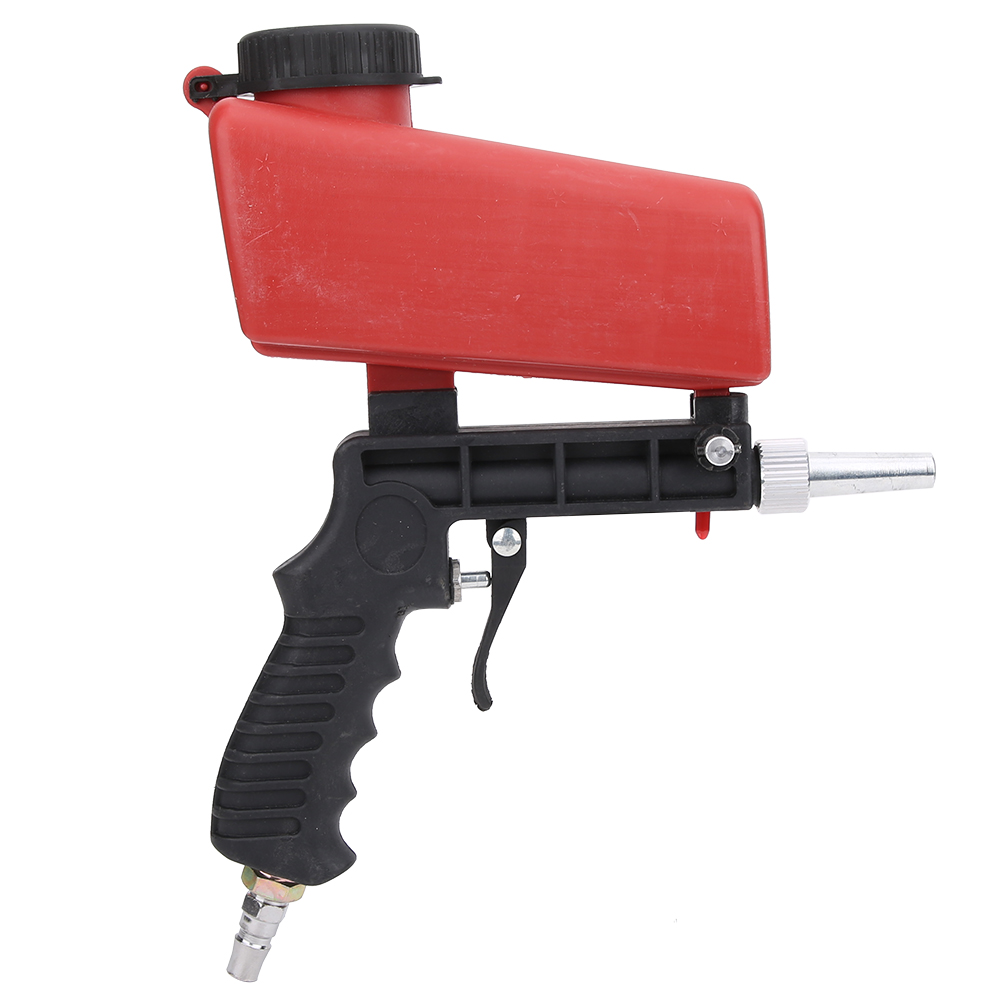 Pneumatische Sandstrahlpistole, Kleines Hand-sandstrahlgerät, Sandstrahlwerkzeug, 90 Psi
