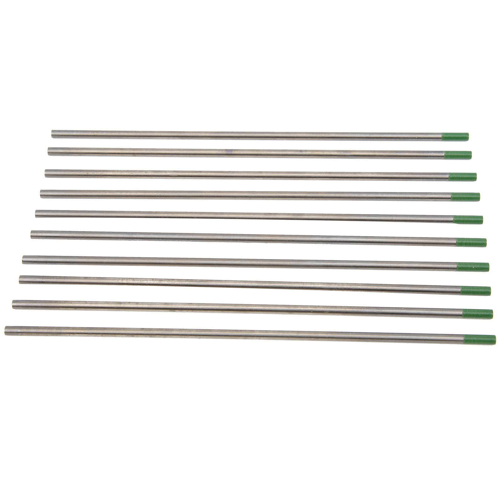 10 Stück Wig-wp-wolframelektroden, Grüne Spitze, Nadeln, Schweißzubehör, 3,0 X 150 Mm