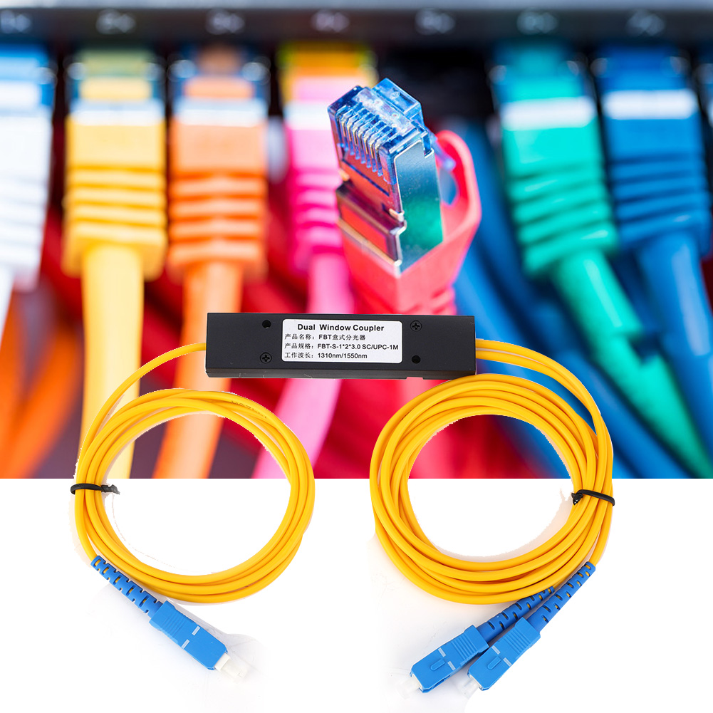 Singlemode 1x2 Fbt-glasfaser-splittermodul Mit Sc/upc-schnittstelle 1310-1550 Nm