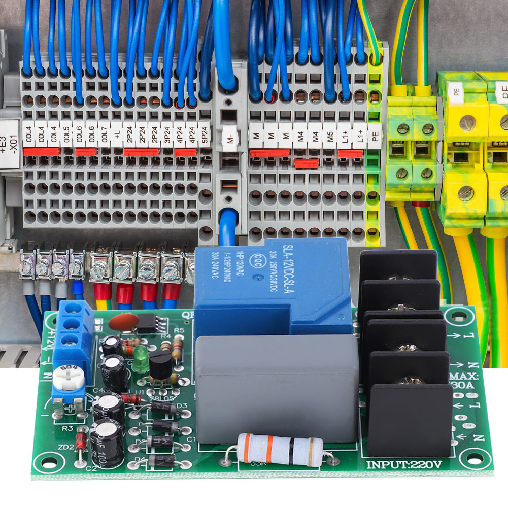 220v Ac Rd1032-30s Verzögerungsrelaismodul Mit Einstellbarem Potentiometer, 30a Relaisschalter