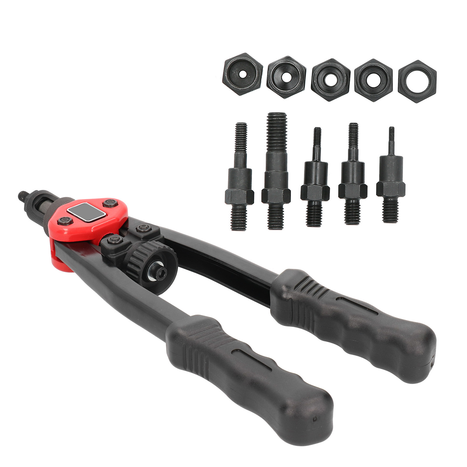 Nietmutternsatz Mit Bedienungsanleitung Und M3, M4, M5, M6, M8 Und M10 Bits (werkzeugsatz Bt605)
