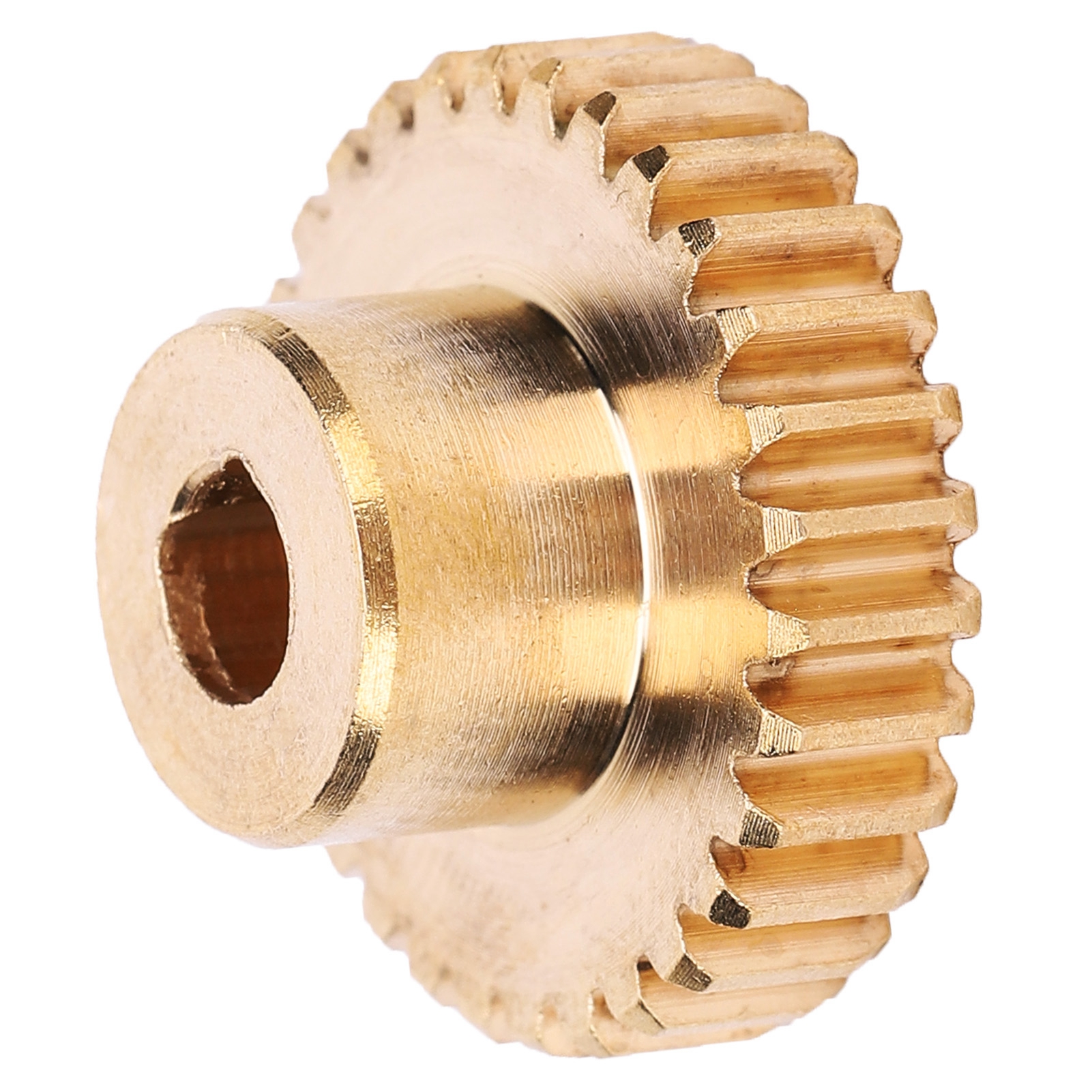 Zahnrad Aus Messing, 30 Zähne, Bohrung Typ D 0,8 Mod 6 Mm, Hardware, Teile Für Industrieroboter, 430100060030