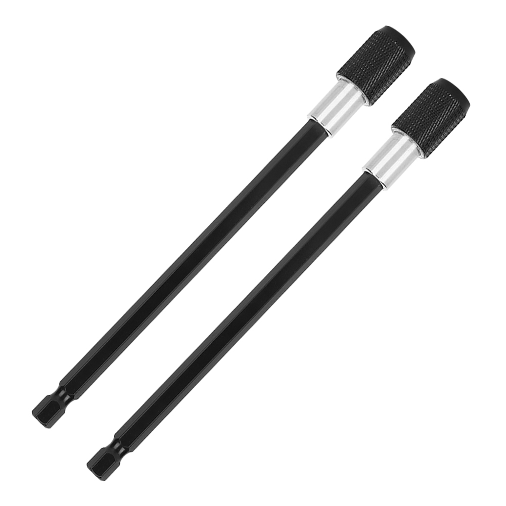 2 Selbstsichernde Inbusschraubendreher-verlängerungen Für Elektrische Bohrmaschinen, 150 Mm