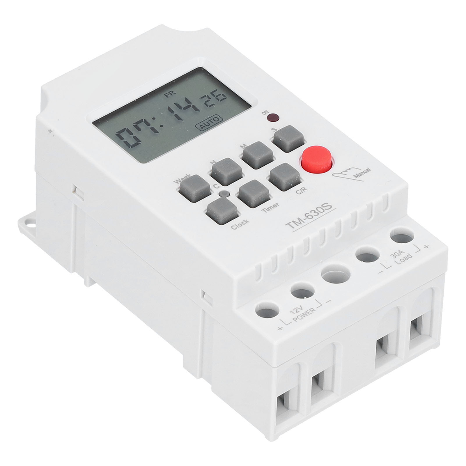 Mikrocomputer-timer, Elektronisches 7-tage-zubehör Mit Digitalanzeige Zur Lichtsteuerung