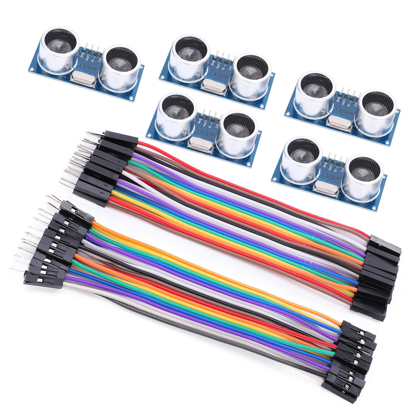 5 Stück Ultraschall-distanzmessmodul Für Raspberry Pi Verbindungskabel (stecker-buchse)