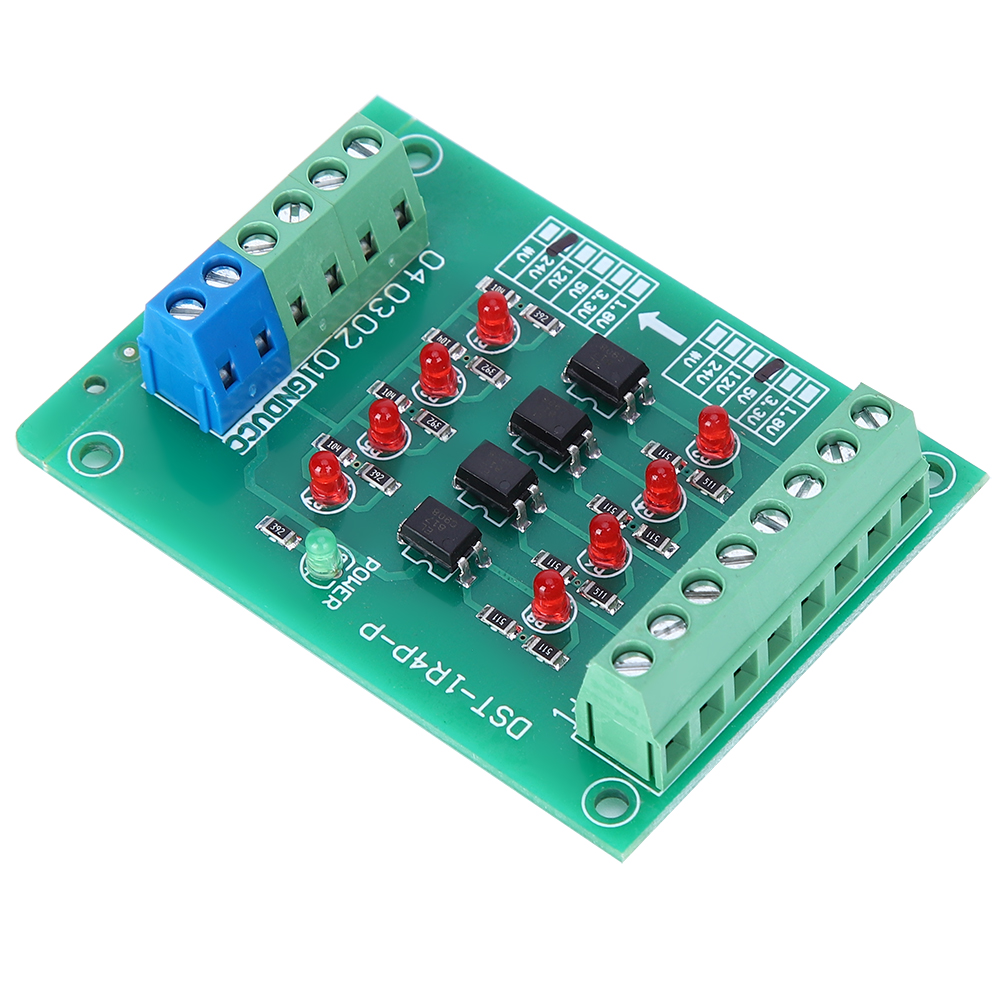 4-kanal-sps-optokoppler-isolationsmodul, Dst1r8pn Signal-spannungswandlerplatine