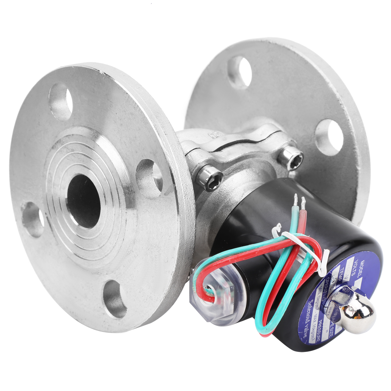 Edelstahl-flansch-magnetventil, Nc, Direktwirkend, G3/4 Zoll, 2w-200-20bfdc12v