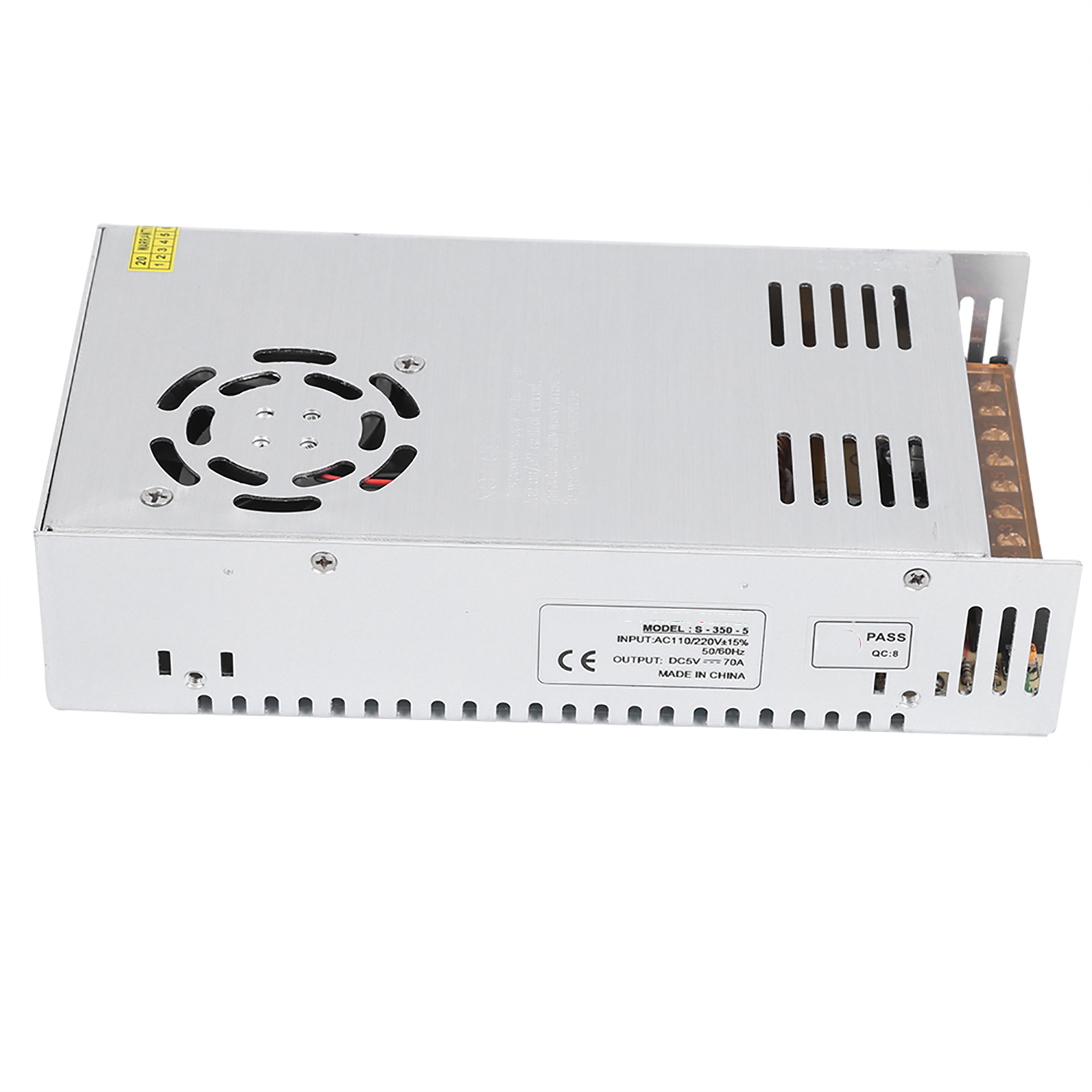 Schaltnetzteil Für Led-geräte. Einstellbarer Transformator Für Videoüberwachungssysteme, Dc 5 V (s-350-5 (5 V 70 A 350 W) Ac 110/220 V ± 15 %).