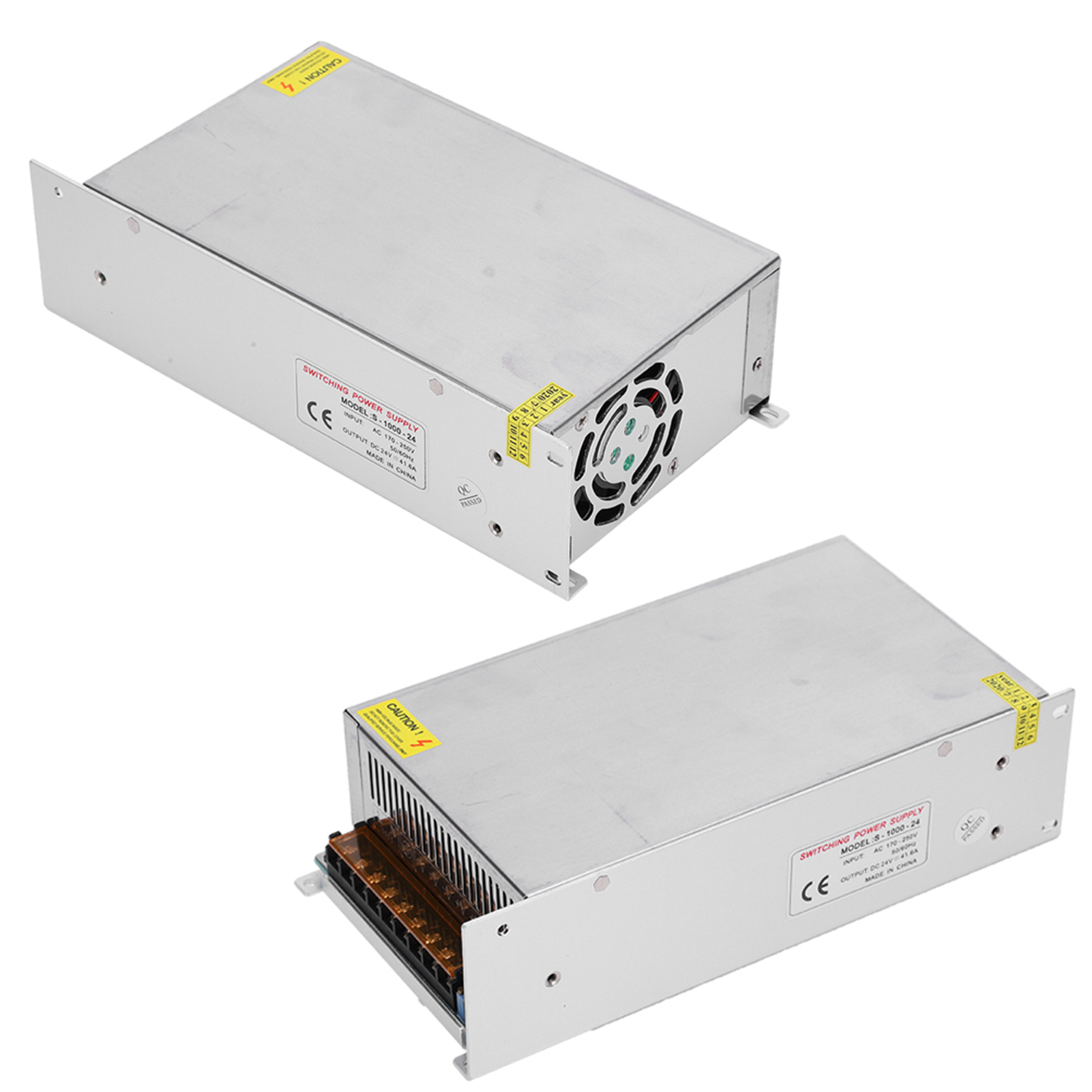 Schaltnetzteil Aus Aluminiumlegierung, Dc24v-netzteil Für Led-streifenleuchten Von 3d-druckern (s-1000-24 (24v 41,6a 1000w) Ac170-250v)