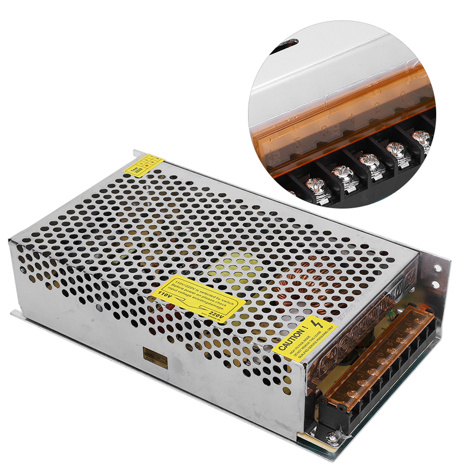 Schaltnetzteil Aus Aluminiumlegierung, Dc24v-netzteil Für Led-streifenbeleuchtung Von 3d-druckern (s-240-24 (24v 10a 240w) Ac110/220v±15%)