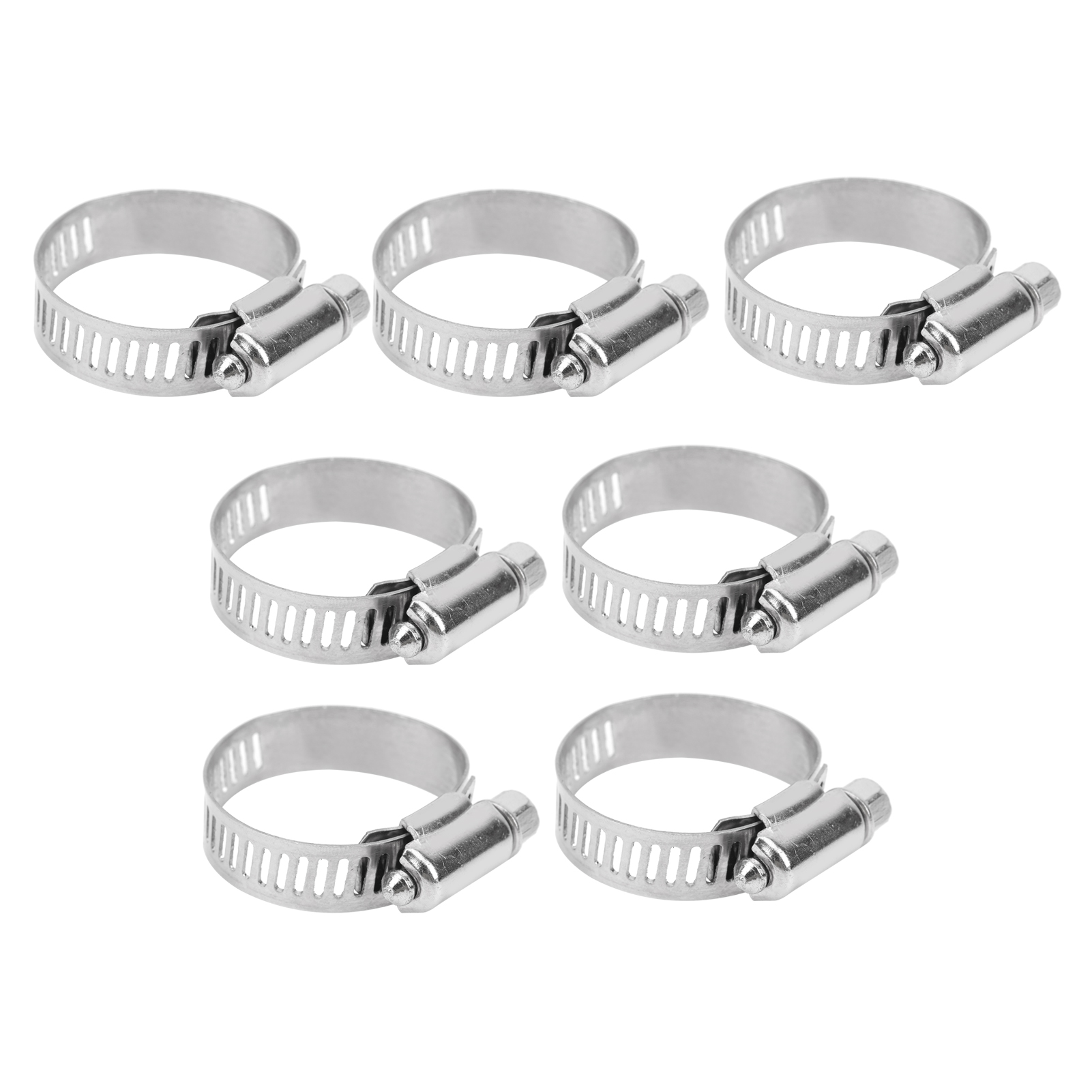 100 Edelstahl-schlauchschellen, 18–32 Mm, Kreuzrohrschellen, 10 Mm Breit