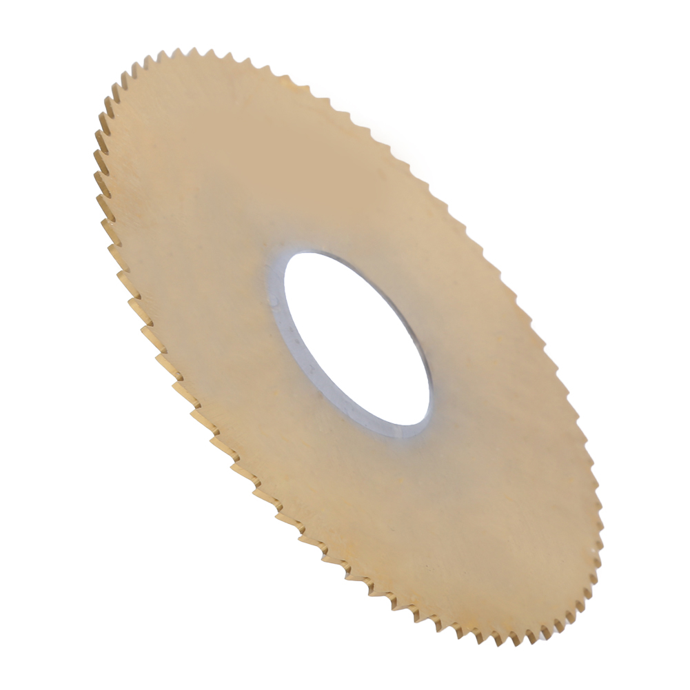 Kreissägeblatt, Titanbeschichtetes Hss-schneidblatt, 75 X 0,8 X 22 Mm, 72 Zähne