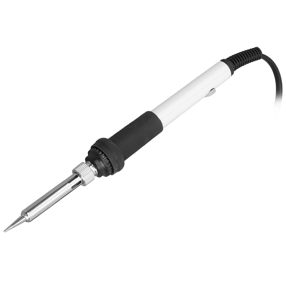 15-teiliges Elektrisches Lötkolbenset, Einstellbare Temperatur, 60 W, Weißer Lötkolben, 220-v-eu-stecker