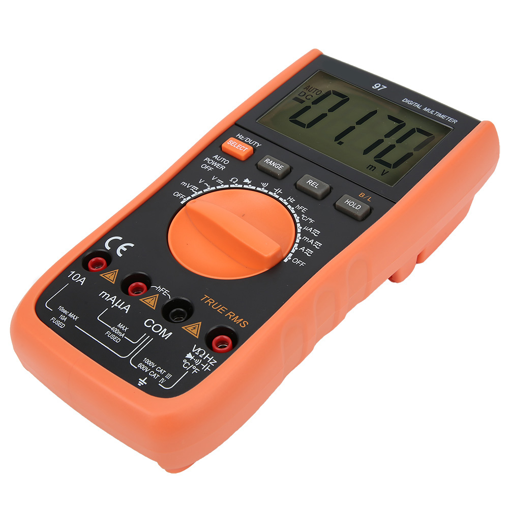 Vc97 Digitalmultimeter Mit Automatischer Bereichswahl, Lcd-anzeige, Universellem Elektrischem Prüfgerät, Überhitzungsschutz, Maximaler Anzeigebereich Bis Zu 3999