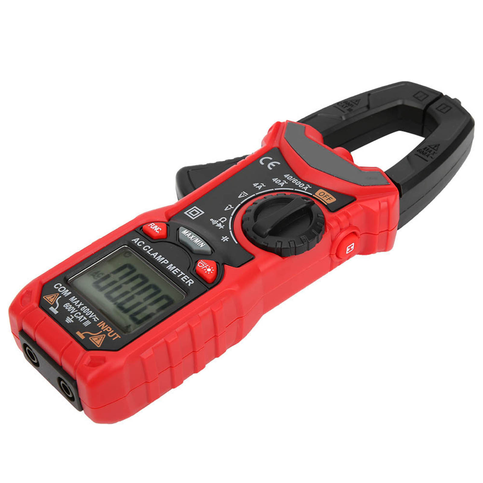 Ht206a Handliches Digitales Lcd-zangenmessgerät, Ac/dc-spannungs-, Strom- Und Widerstandsmesser
