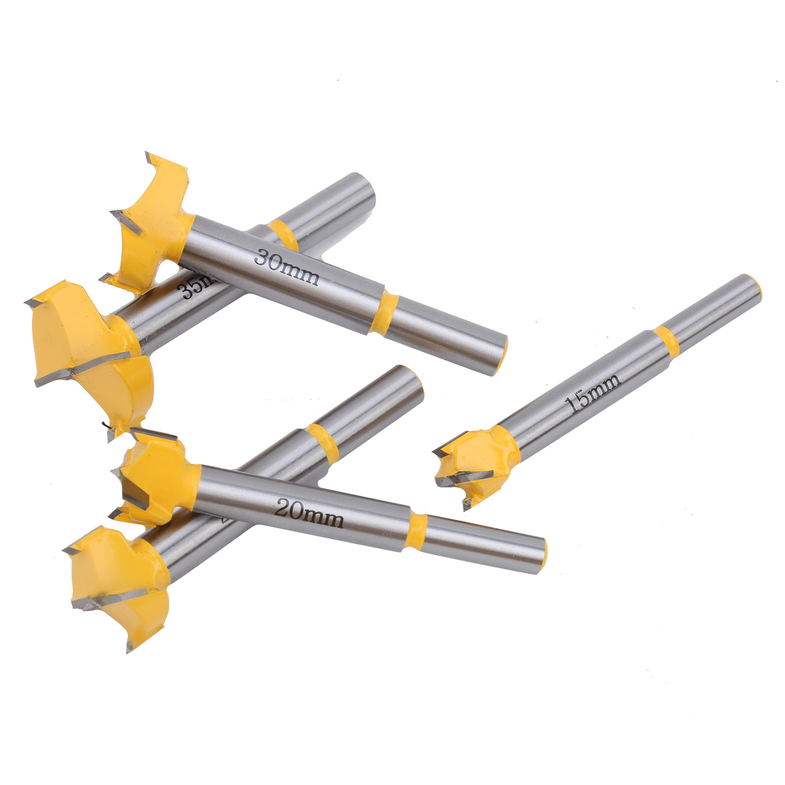 Set Mit 5 Lochsägen Für Holzfräser, Bohrer, Schneidwerkzeuge Und Holzbearbeitungswerkzeuge