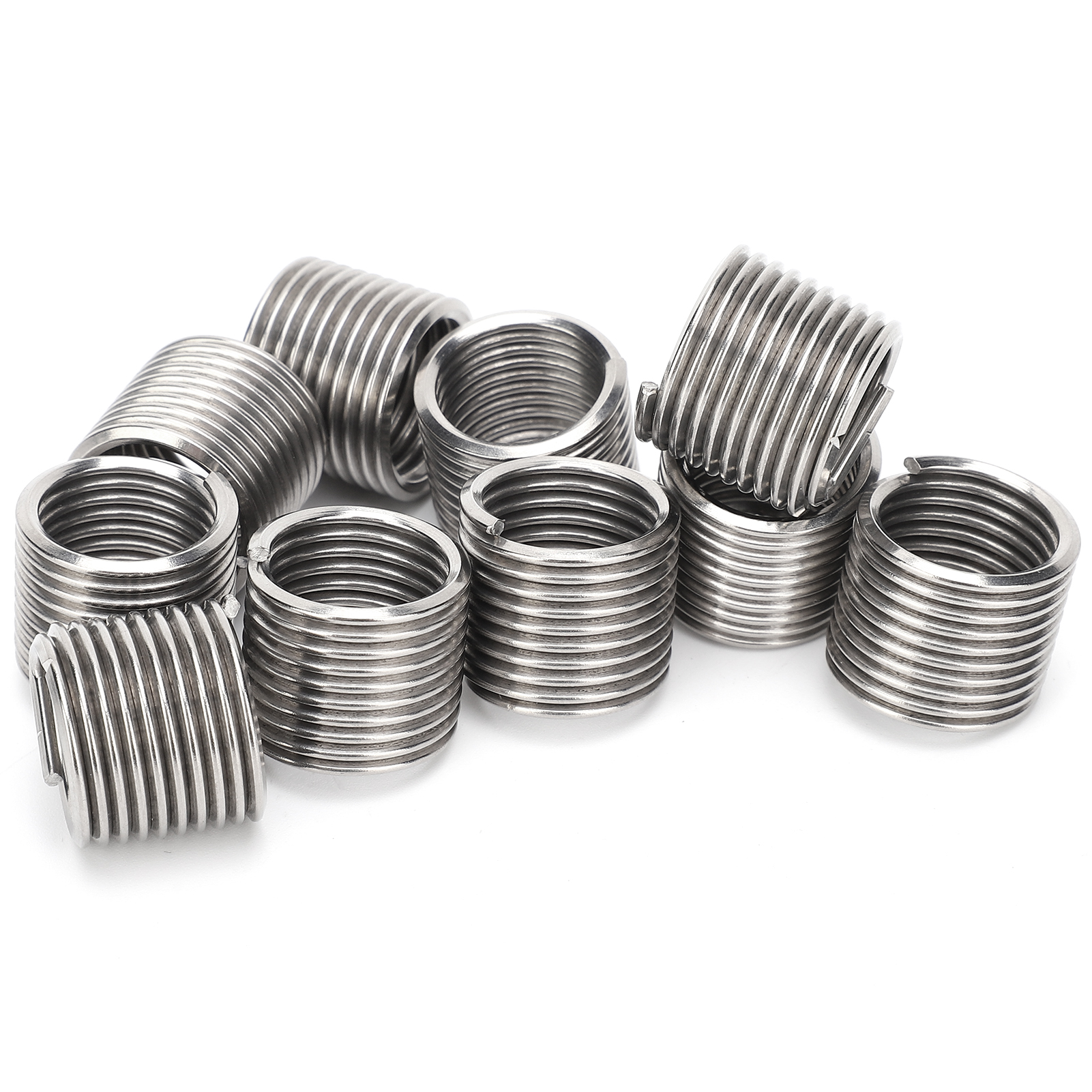 10 Gewindeeinsätze, Reparaturwerkzeug Für Reduziermuttern, Edelstahl, M16x2x1,5d