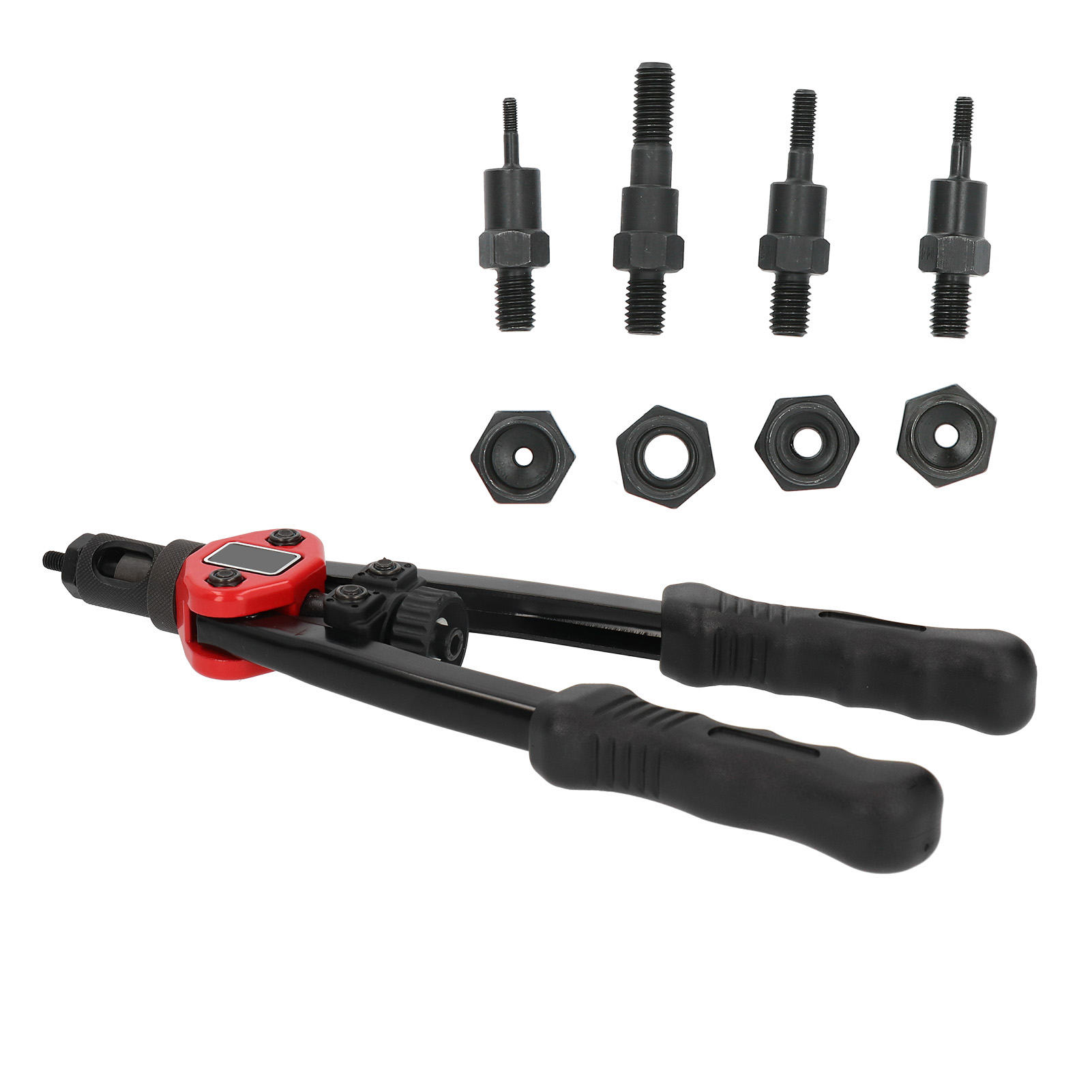 Handnietzange Aus Edelstahl, Schwarz Und Rot, M3, M4, M5, M8, Länge 310 Mm
