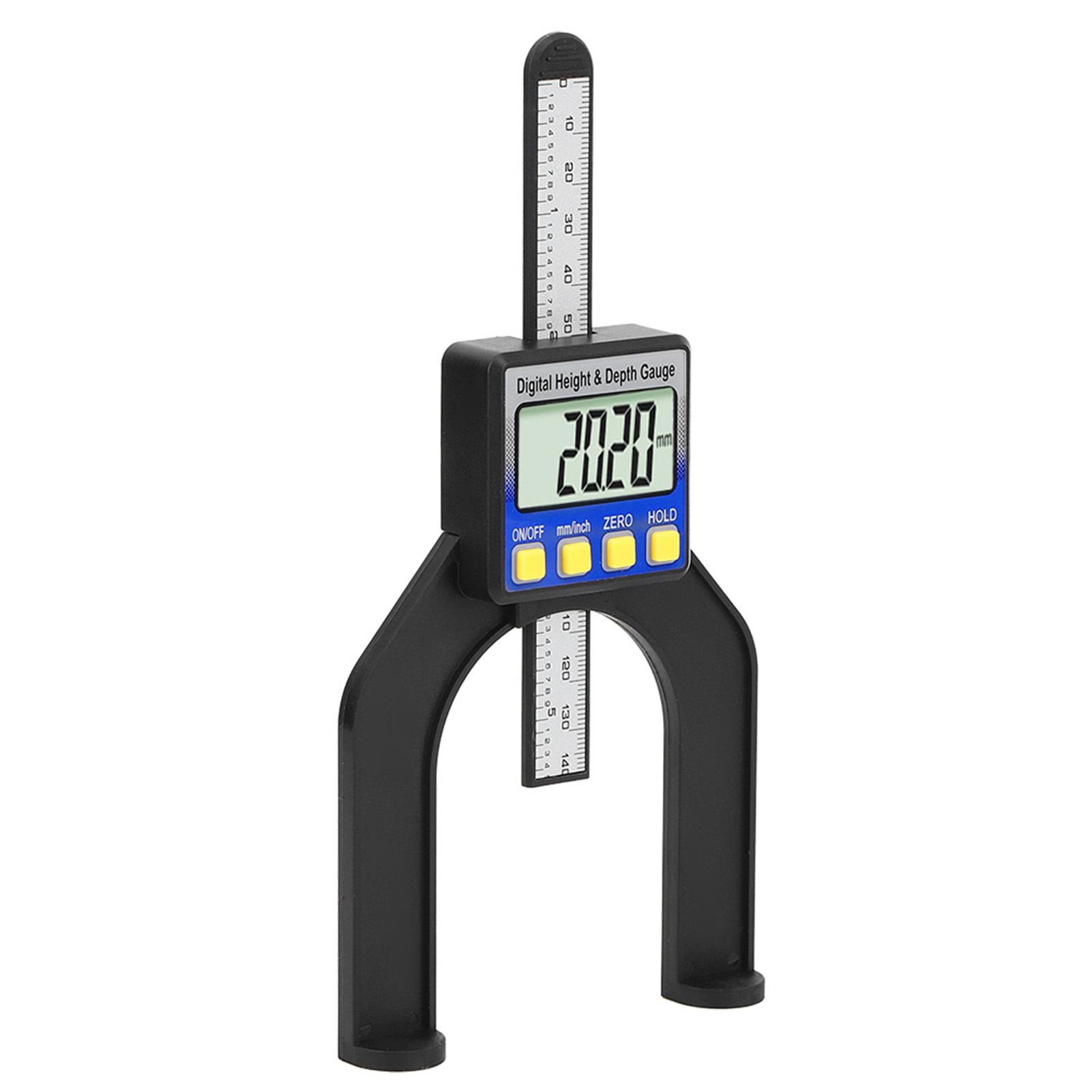 Tiefenmesser Für Tischkreissägen, Digitaler Höhenmesser Mit Lcd-anzeige, Holzbearbeitungswerkzeug, 0–80 Mm / 0–3 1/8 Zoll