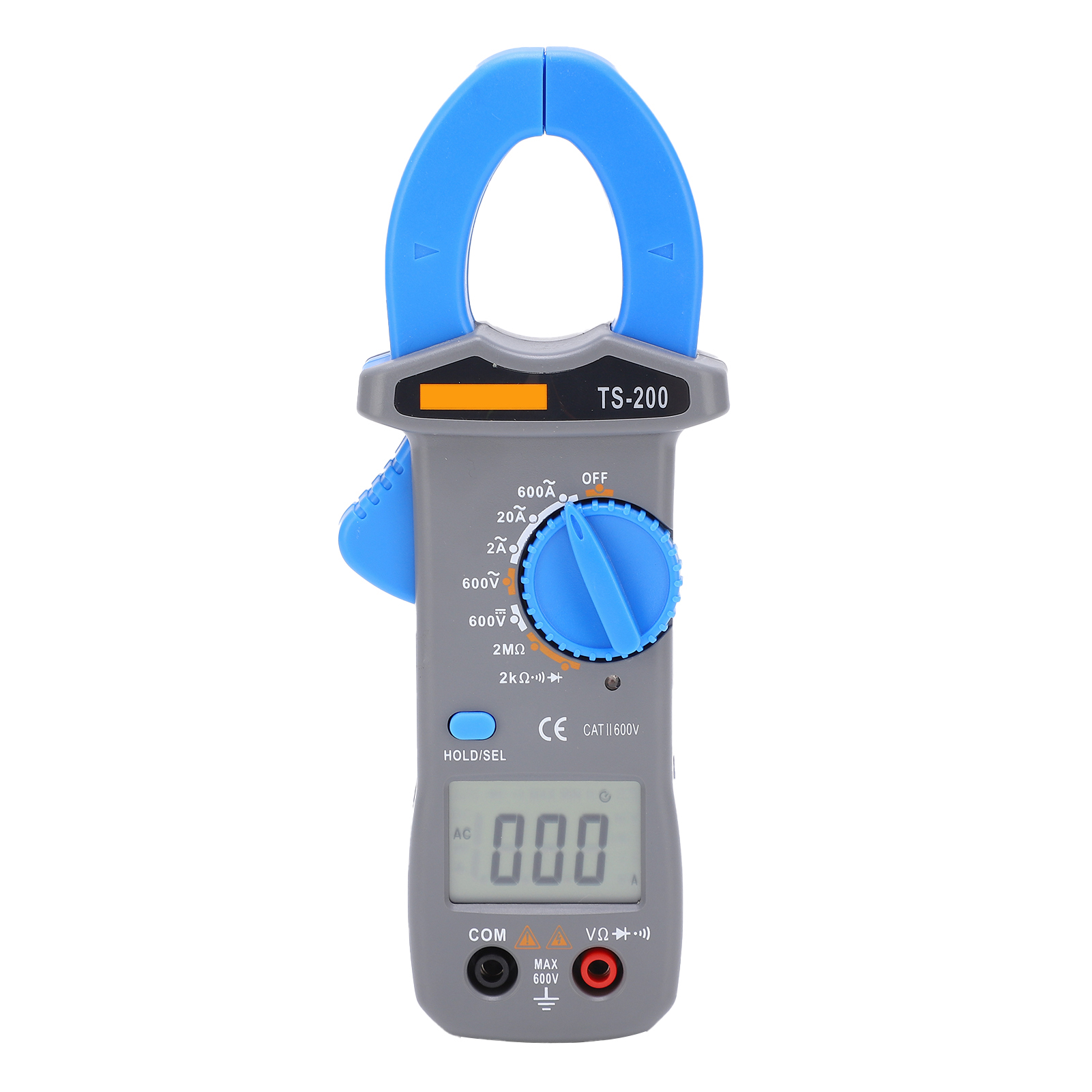 Ts-200 600a/600v Hochpräzisions-zangenmessgerät, Multifunktionales Digitalmultimeter Mit Überhitzungsschutz Für Den Außeneinsatz