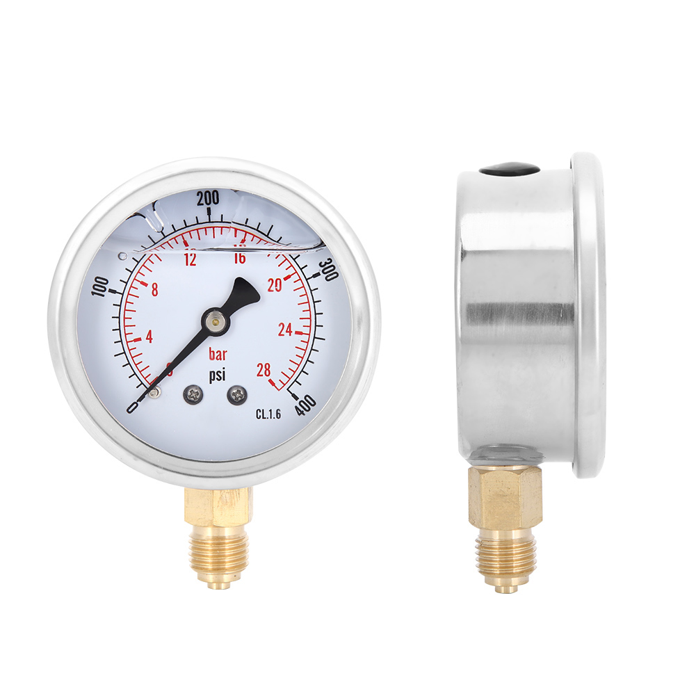 Tspgg60428bar 1/4bsp Y60 Radial-öldruckmesser Für Maschinen