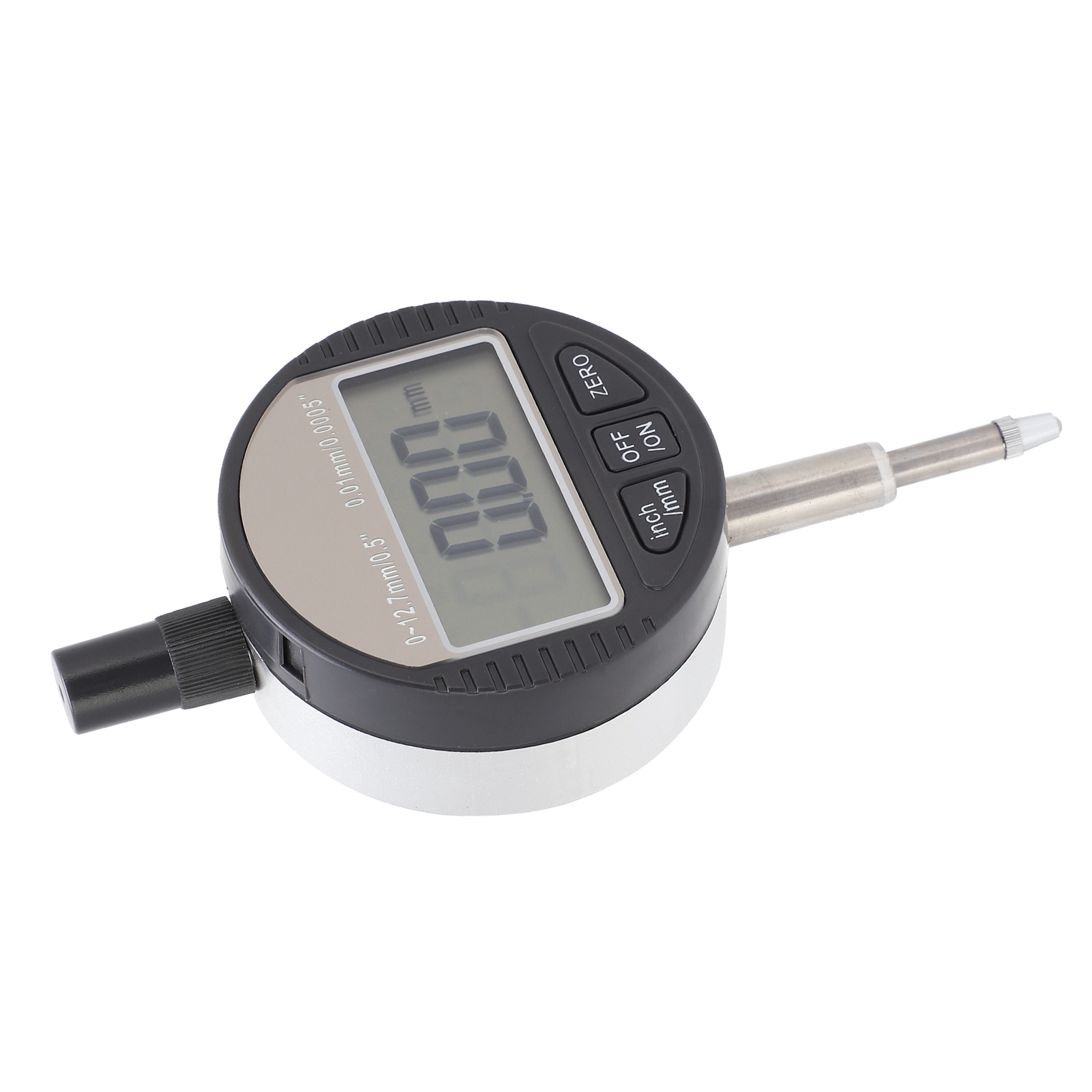 Hochpräzise Elektronische Digitale Messuhr Mit Einer Anzeigegenauigkeit Von 0,01 Mm Und 0,127 Mm.