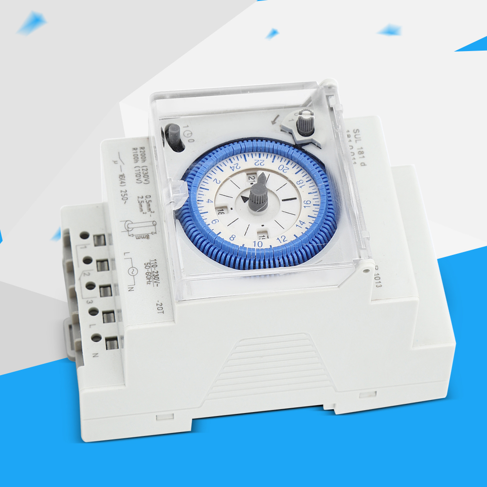 Sul181d Mechanischer Timer, 15 Minuten/24 Stunden, Zeitrelais, 250 V Ac, 16 A