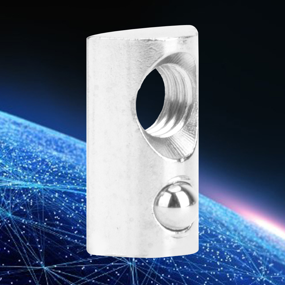 50 Stück Federmuttern Nach Europäischer Norm, Aluminiumprofile, Federmuttern Mit T-nut, Befestigungselemente (m8)