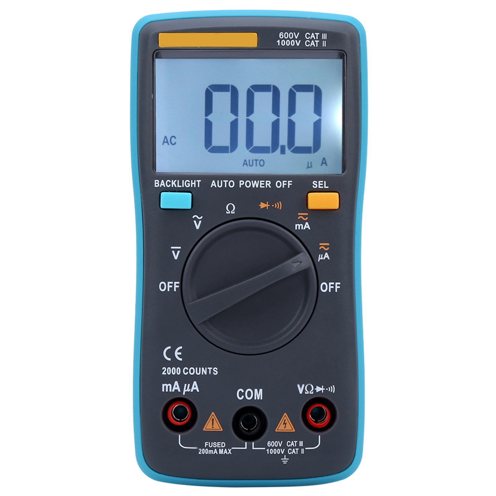 Zt-98 Tragbares Digitales Ac/dc-multimeter, Voltmeter, Amperemeter, Ohmmeter, Spannungsmesser Mit Automatischer Bereichswahl
