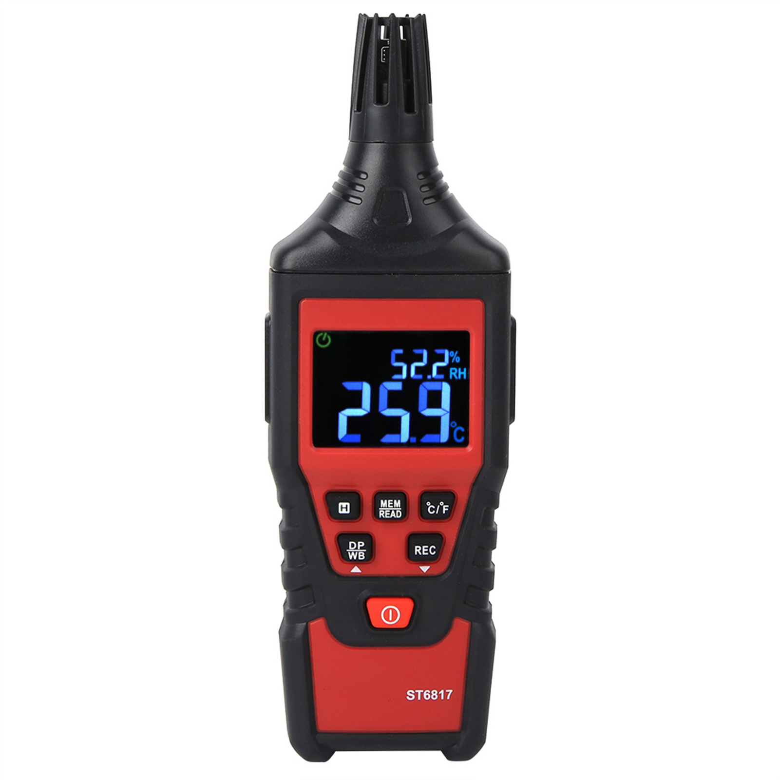 St6817 Handliches Digitales Lcd-hygrothermometer Zur Messung Von Temperatur Und Luftfeuchtigkeit