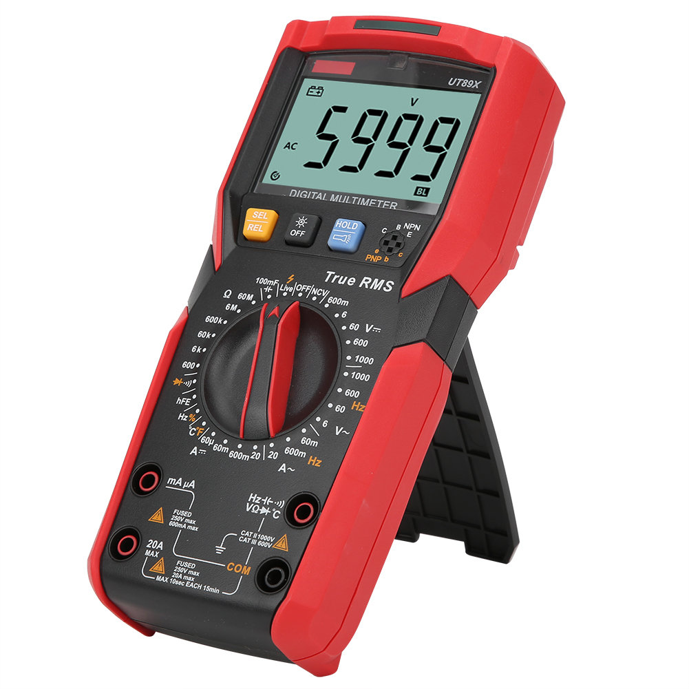 Ut89x Digitalmultimeter Zur Messung Von Wechsel- Und Gleichspannung, Strom, Widerstand, Kapazität Und Ncv (kern-/wechselspannung).