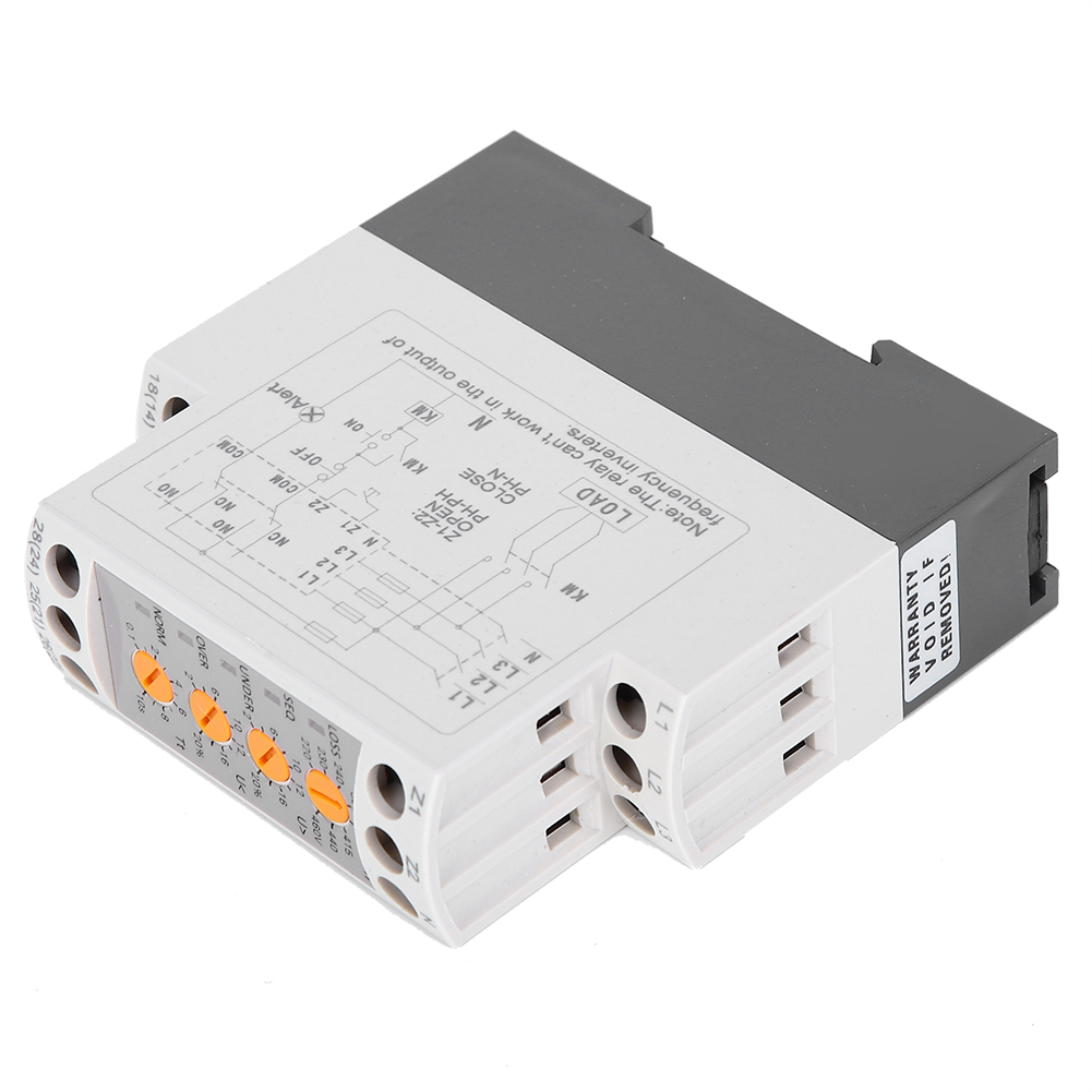 Dreiphasen-spannungsrelais Mit Multifunktionaler Über- Und Unterspannungsüberwachung Und Led-anzeige