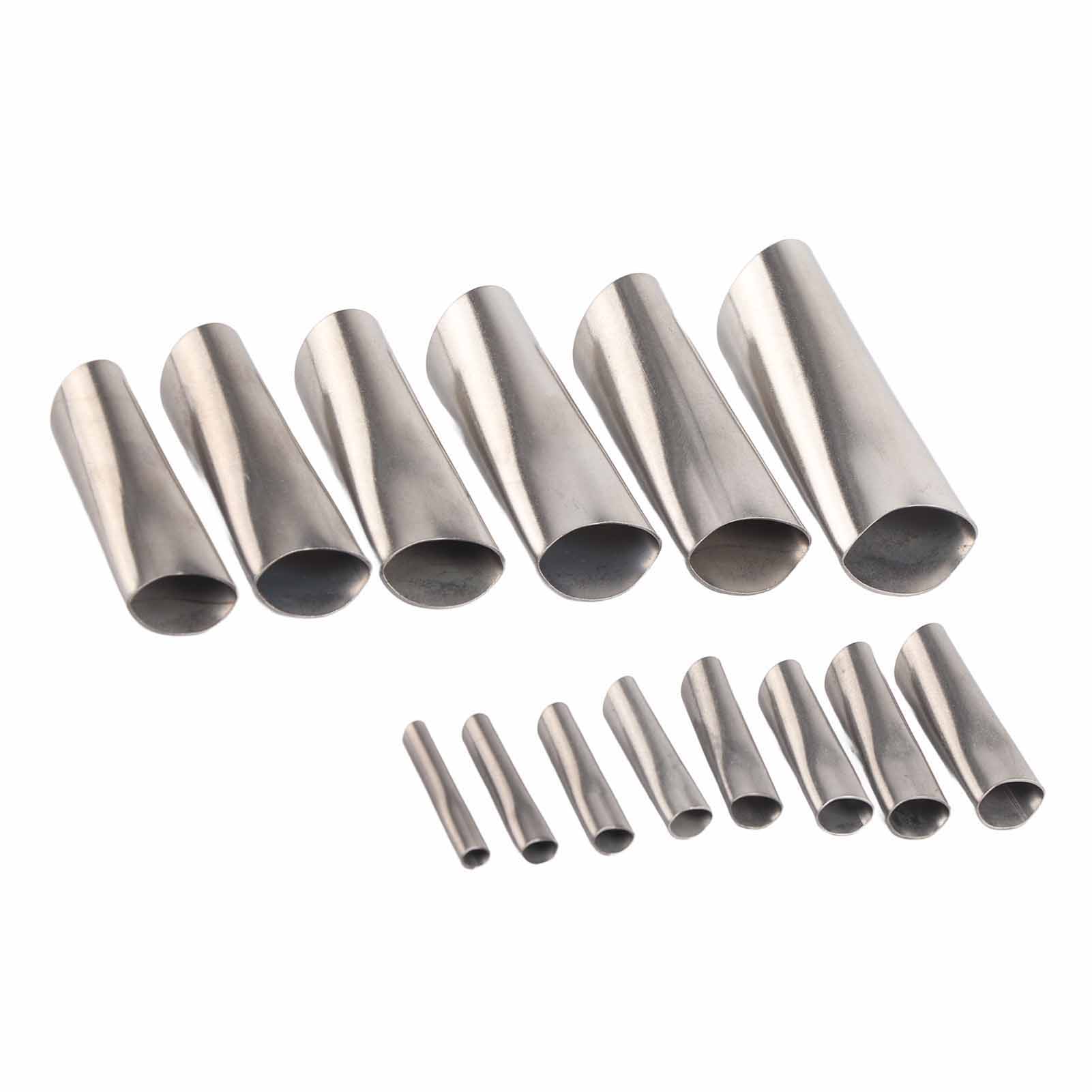 Set Mit 20 Edelstahl-düsen In Verschiedenen Größen Zum Verfugen Von Küchen, Badezimmern Und Fenstern