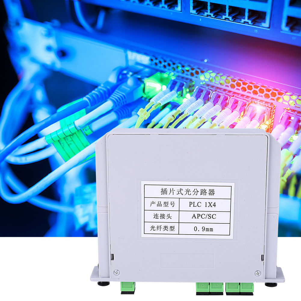 1x4-blatt Sc Apc Optischer Splitter, Singlemode Plc Glasfaser-splittermodul