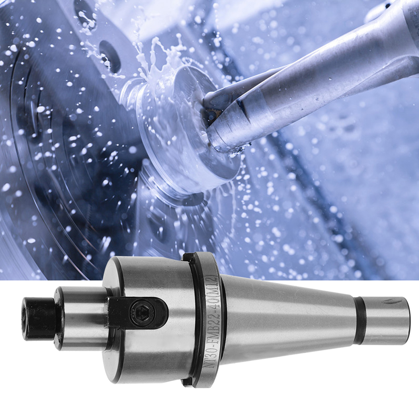Präzisionswerkzeughalter Mit Hss-spannzange Für Cnc-fräsmaschinen Nt30-fmb22 M12