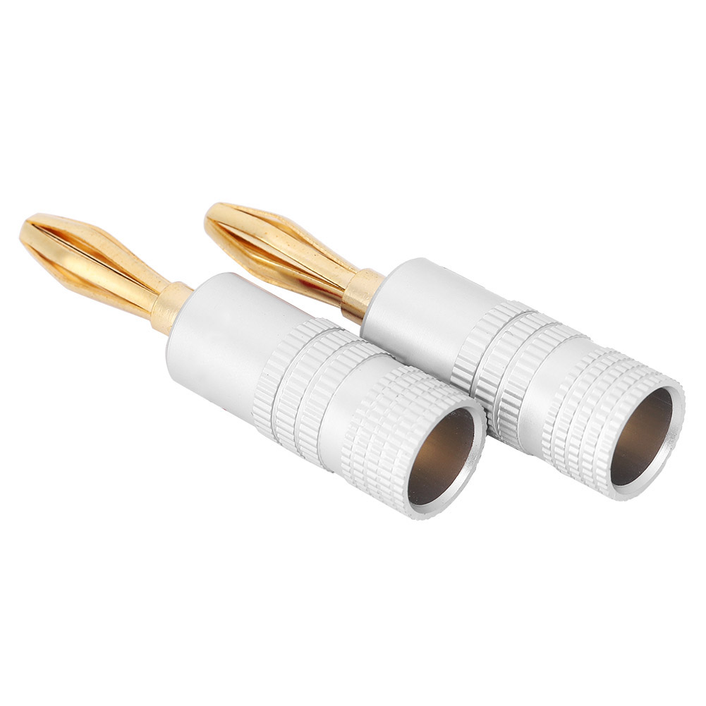 20 Bananenstecker, Messing, Vergoldet, Feuchtigkeitsbeständig, 4 Mm, Für Nakamichi-lautsprecher