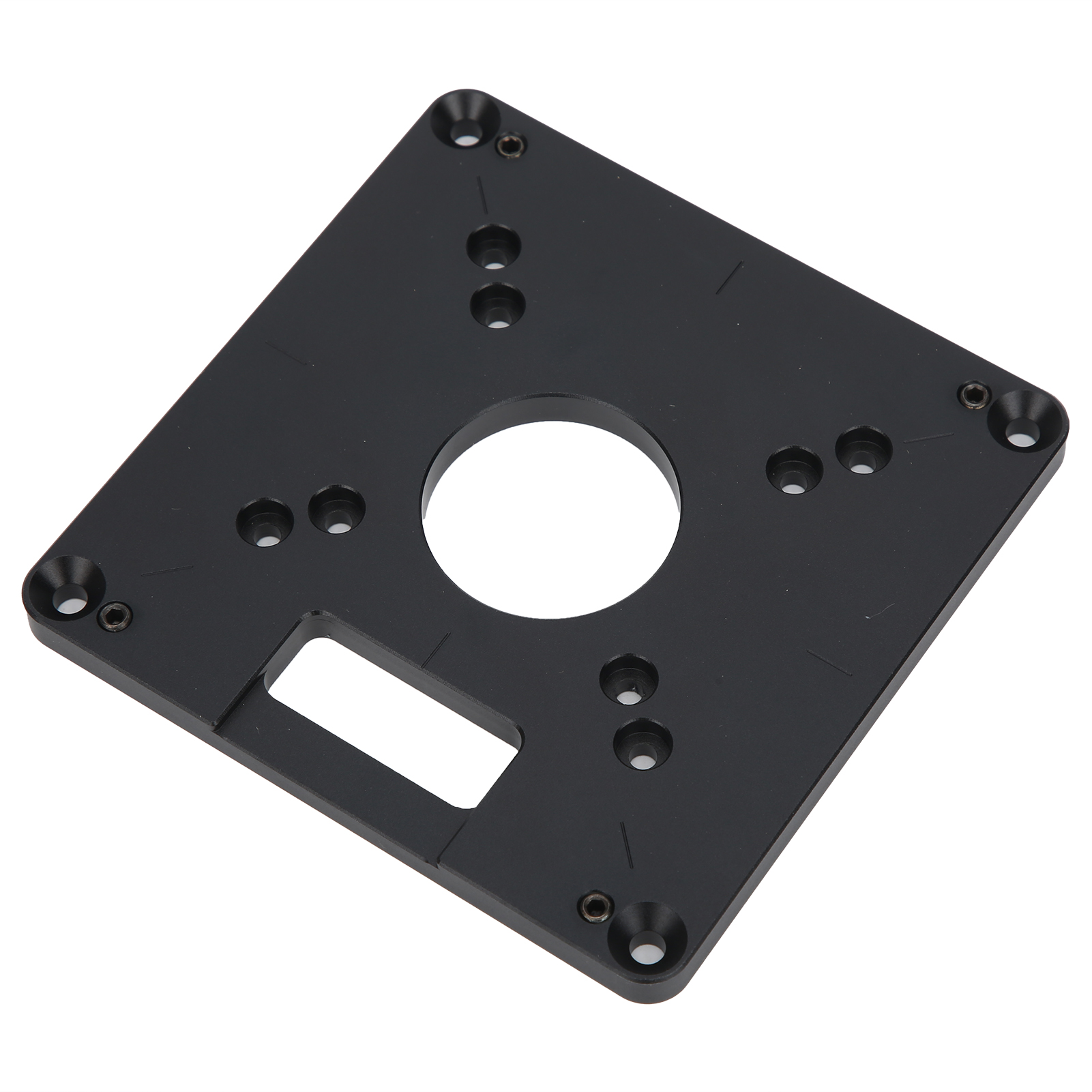 Einsatzplatte Aus Aluminiumlegierung Für Cnc-fräs-, Holzbearbeitungs- Und Gravurzubehör