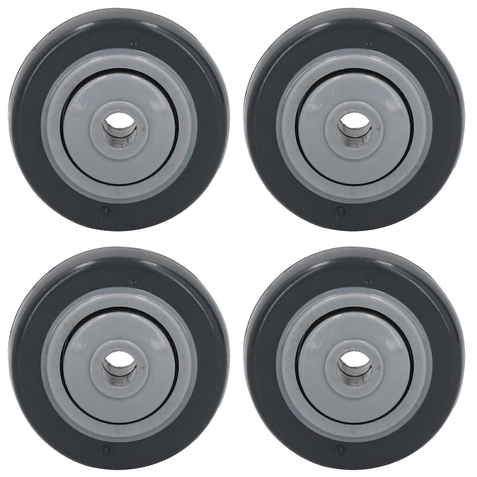 4 Stück Geräuscharme, Verwindungssteife Pu-räder Für Möbelwagen, 2 Zoll, M Hardware Tools