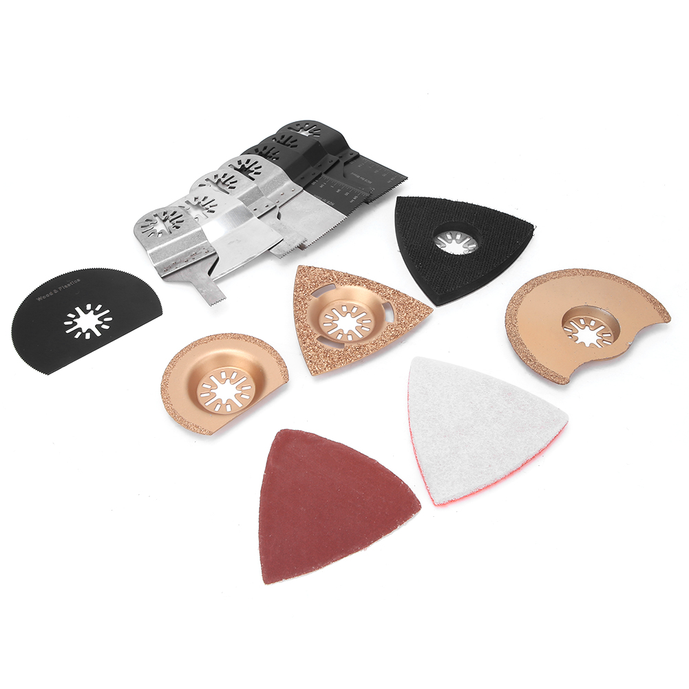 Set Mit 38 Oszillierenden Sägeblättern Aus Edelstahl/kohlenstoffstahl Zum Schneiden Von Holz Und Kunststoff