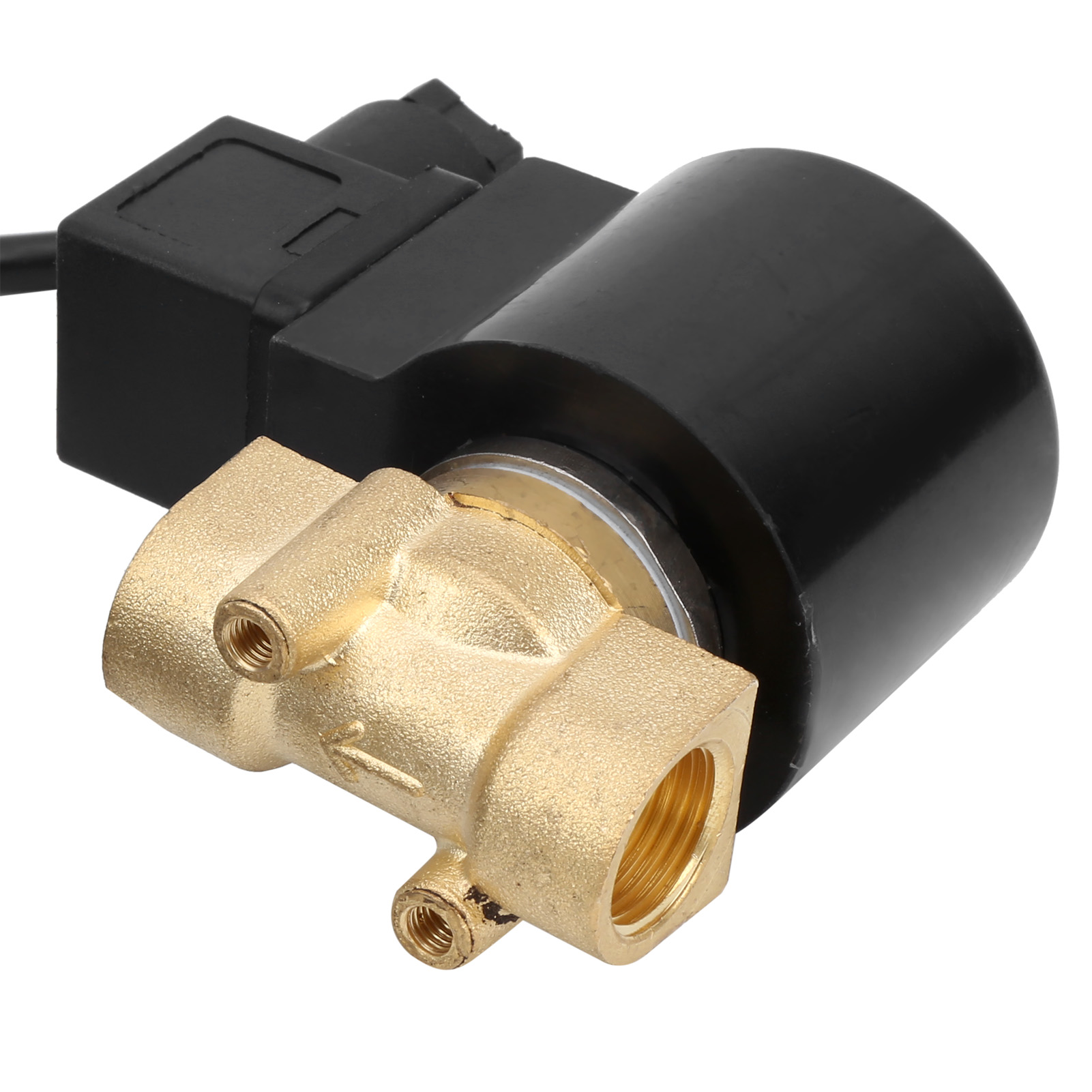 Messing-magnetventil G3/8 Zoll, Elektrisch, Normalerweise Geschlossen, Direktwirkend, Für Luft, Wasser Und Öl, 2a-040-10dc24v