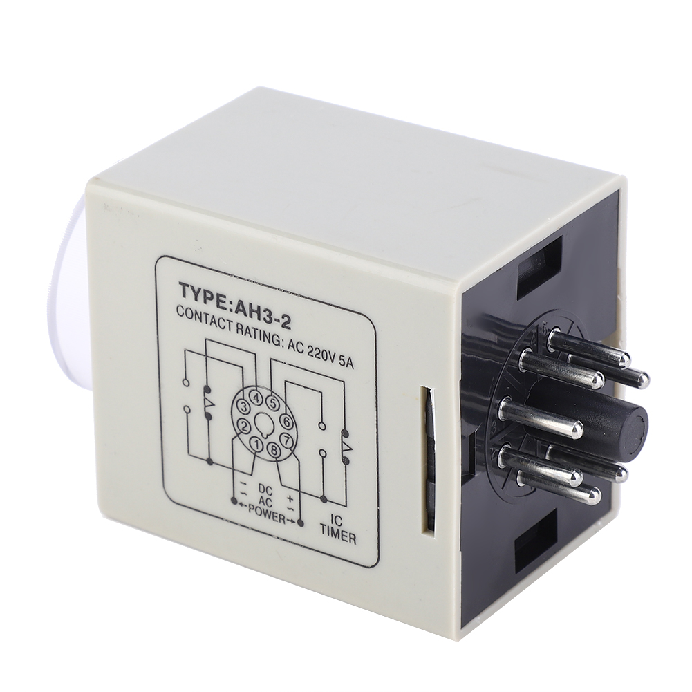 Ah3-2 Mini-zeitschaltuhr Mit Verzögerungsrelais, 220 V Ac, Für Automatische Steuerungssysteme, 30 Sekunden