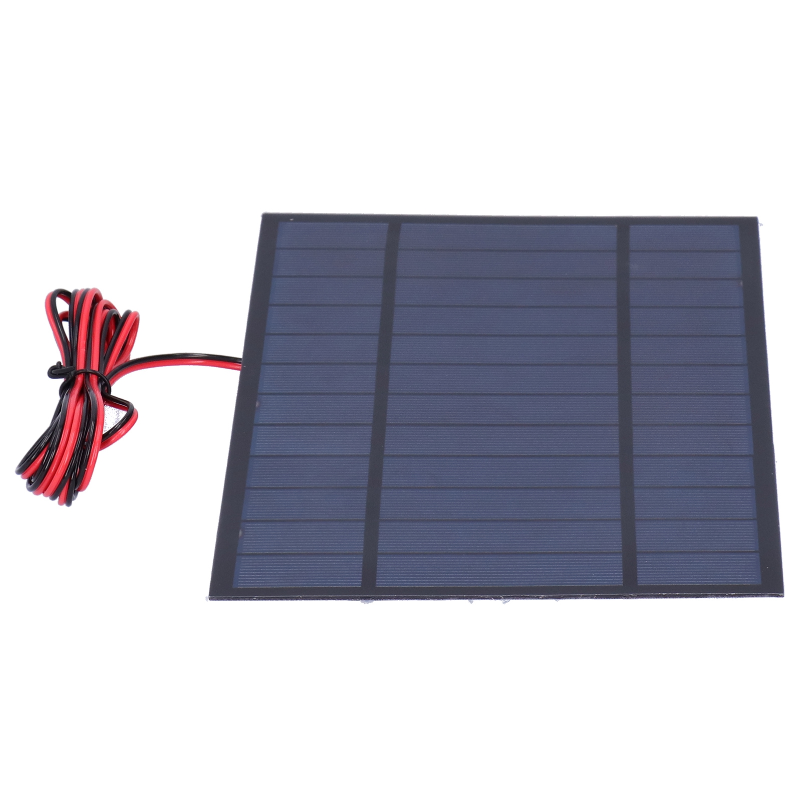 Dc6v 6w Solarbetriebenes Epoxidmodul, Polysilizium-werkzeugzubehör Mit 200 Cm Rotem/schwarzem Kabel