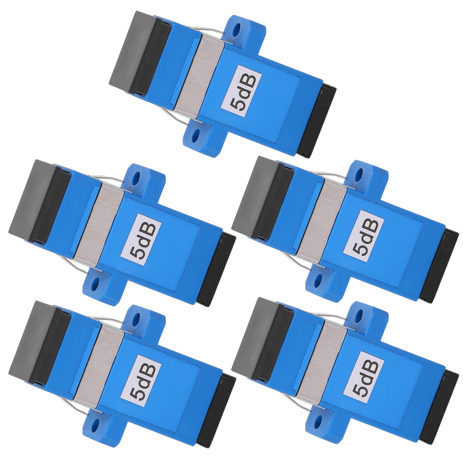 5 Stück Sc Upcsc Upc5db Glasfasersteckverbinder, Singlemode-glasfaserkoppler, Dämpfungsglieder