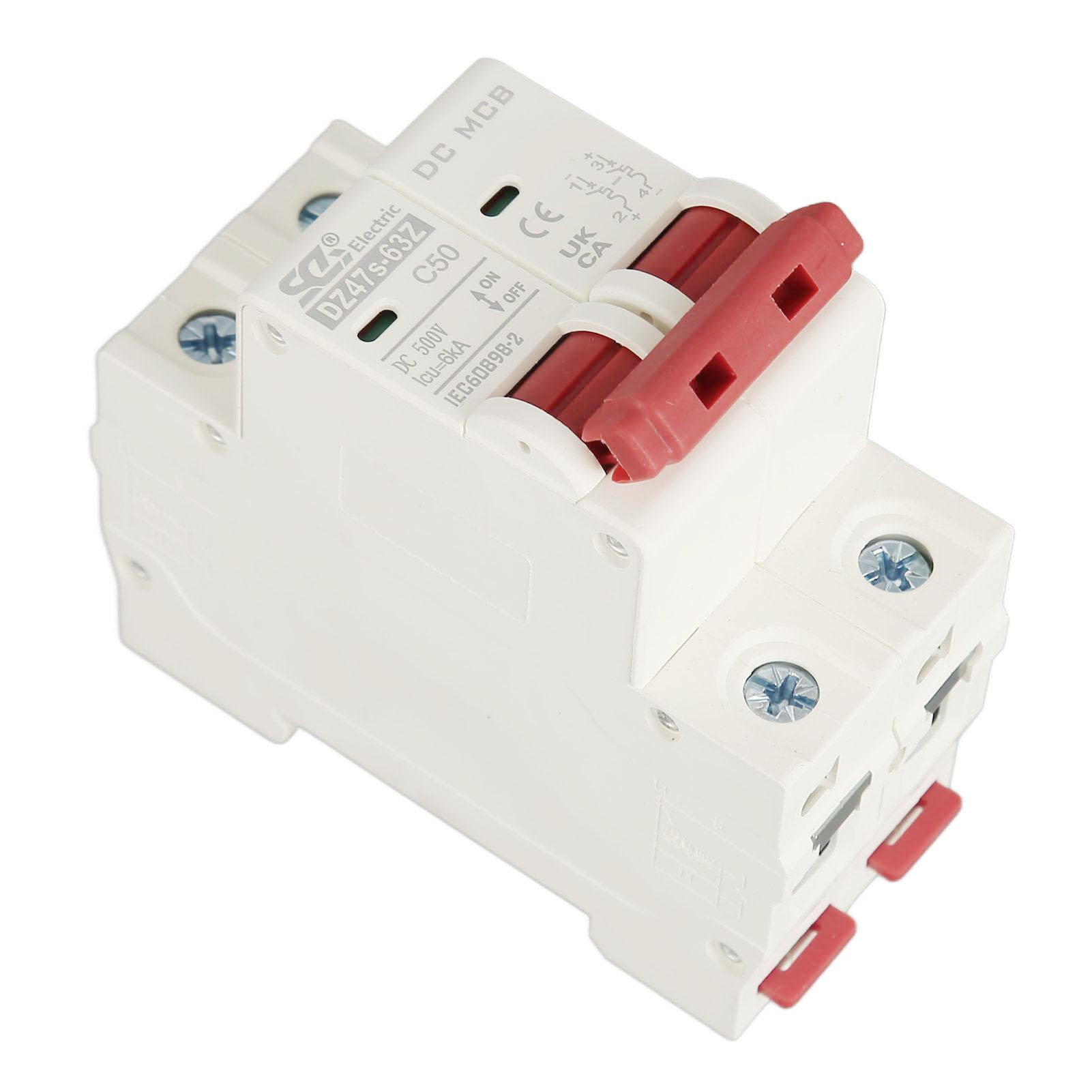 Gleichstrom-leistungsschalter, Modularer Aufbau, Überlast- Und Kurzschlussschutz, Photovoltaik-leistungsschalter, 2-polig, 50 A, 500 V