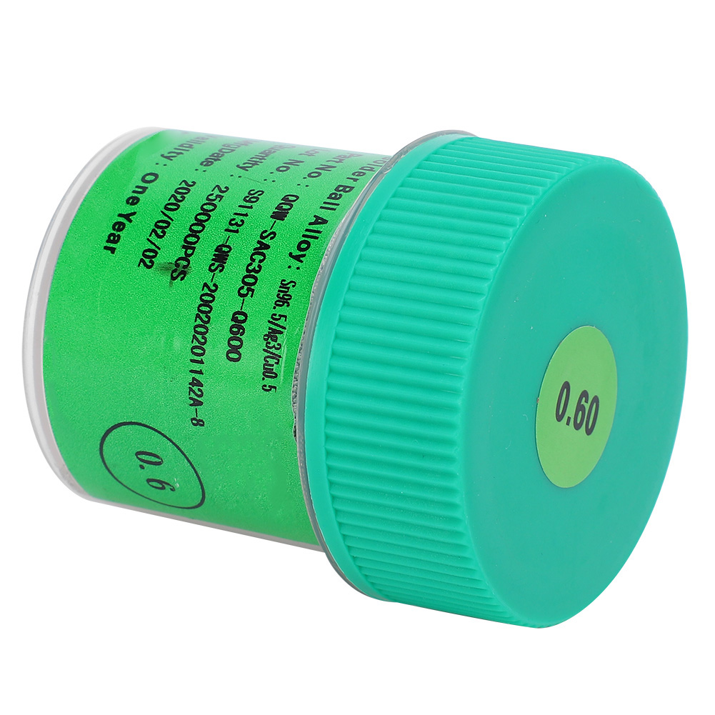 Bleifreie Bga-lötkugeln Mit Zinn, 25 W, Für Die Reparatur Und Das Reballing Von Leiterplatten, 0,6 Mm
